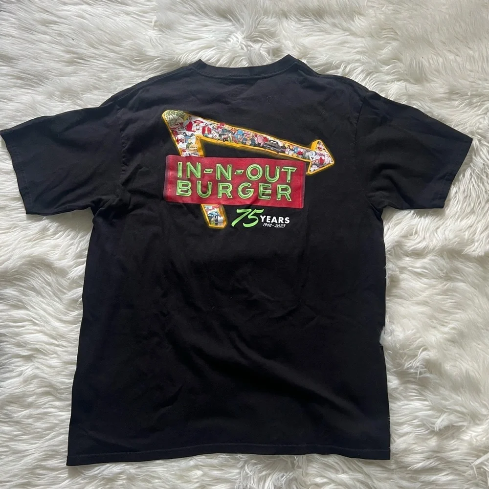 In N Out 75 Years Men’s Black T-Shirt